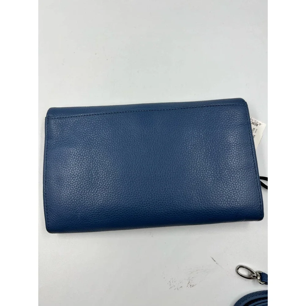 Brighton Flap Organizer Crossbody Bag Blueprint  NWT - Picture 4 of 7
